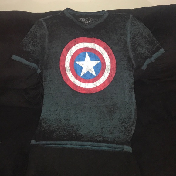 Distressed Captain America t-shirt - Picture 1 of 1